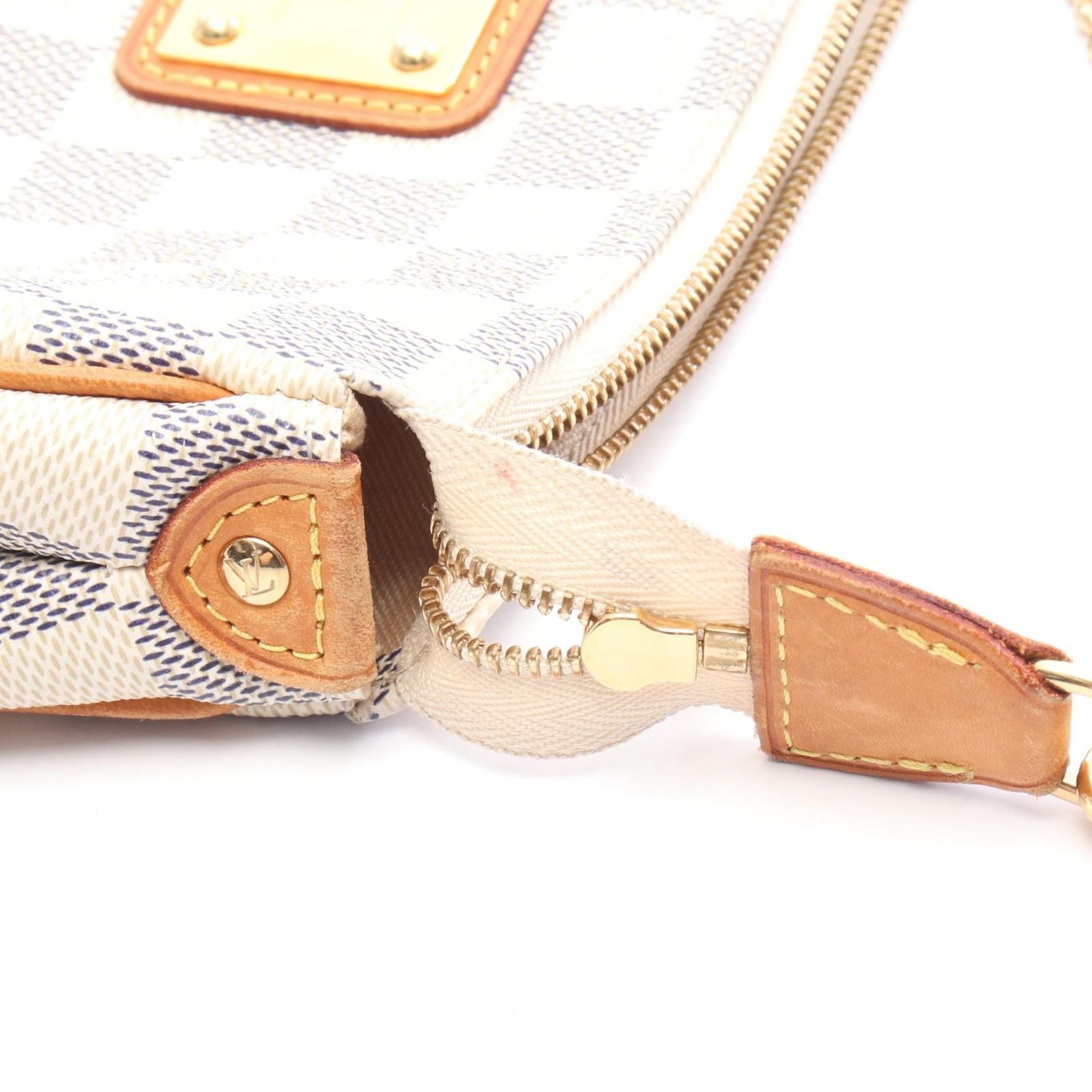 Louis Vuitton Handbag Canvas Leather — view 9