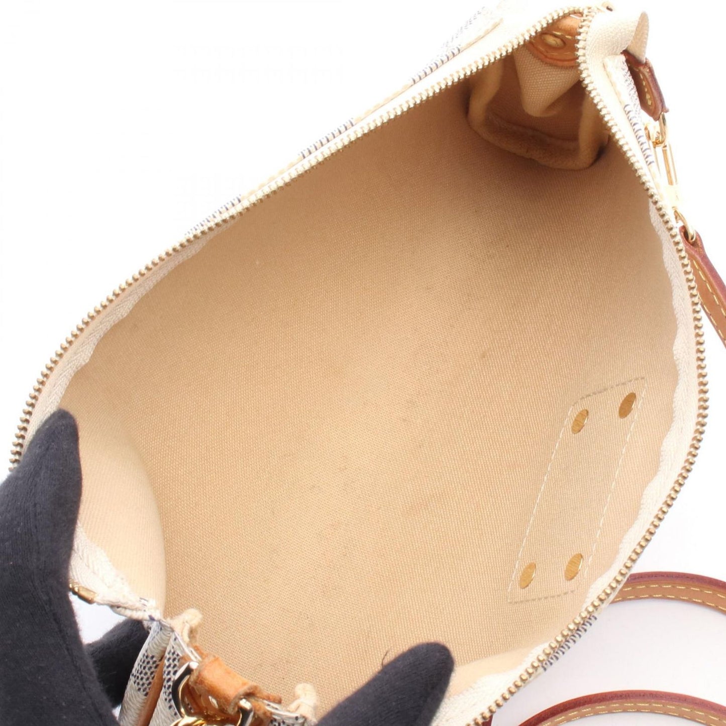Louis Vuitton Handbag Canvas Leather — view 3