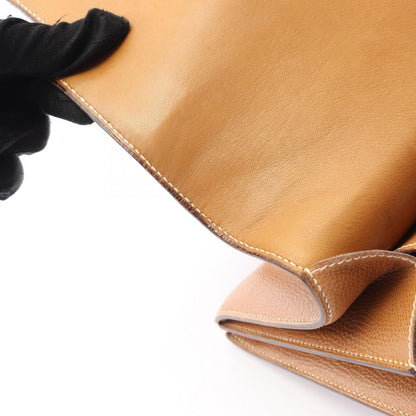 Hermes Handbag Aof Gold Leather — view 8