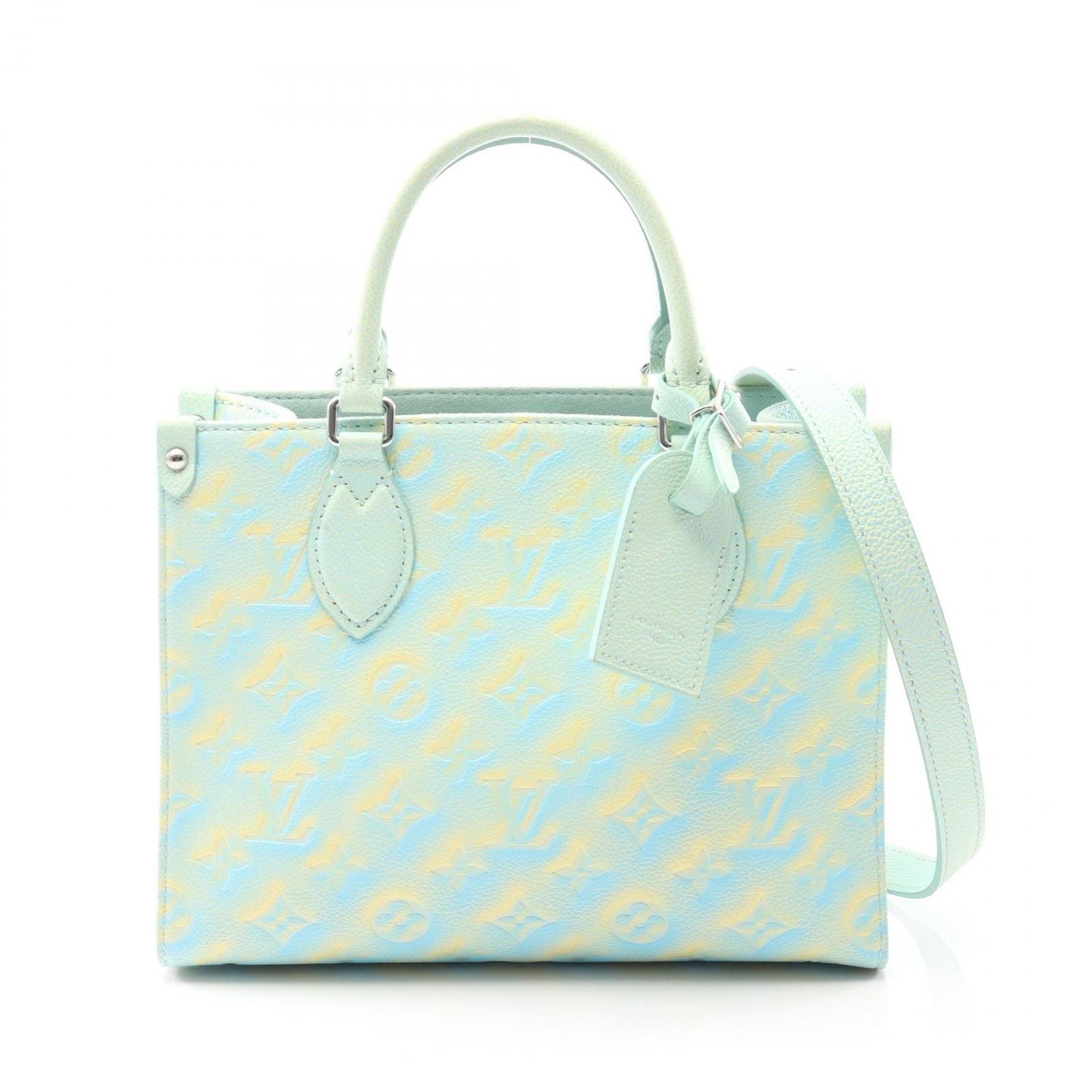Louis Vuitton Handbag On The Go PM Monogram Empreinte Star Vert
