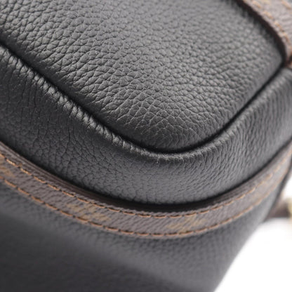 Louis Vuitton Shoulder Bag PM Monogram Noir Leather — view 5