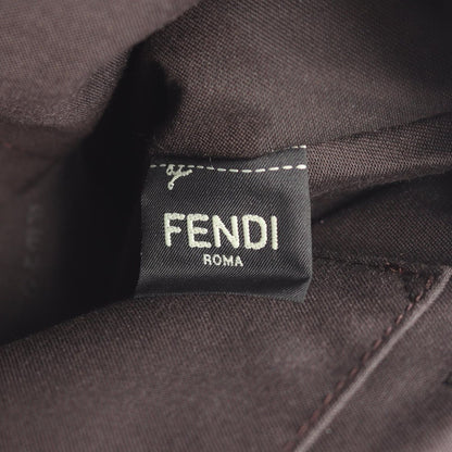 Fendi Handbag by the Way Medium Midi Nalale Khaki Canvas — view 4