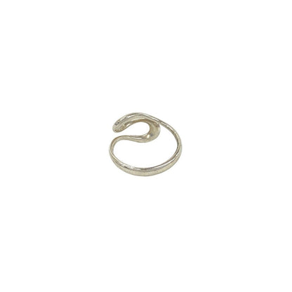 Tiffany & Co Open Wave Ring 925 Sterling Silver — view 6
