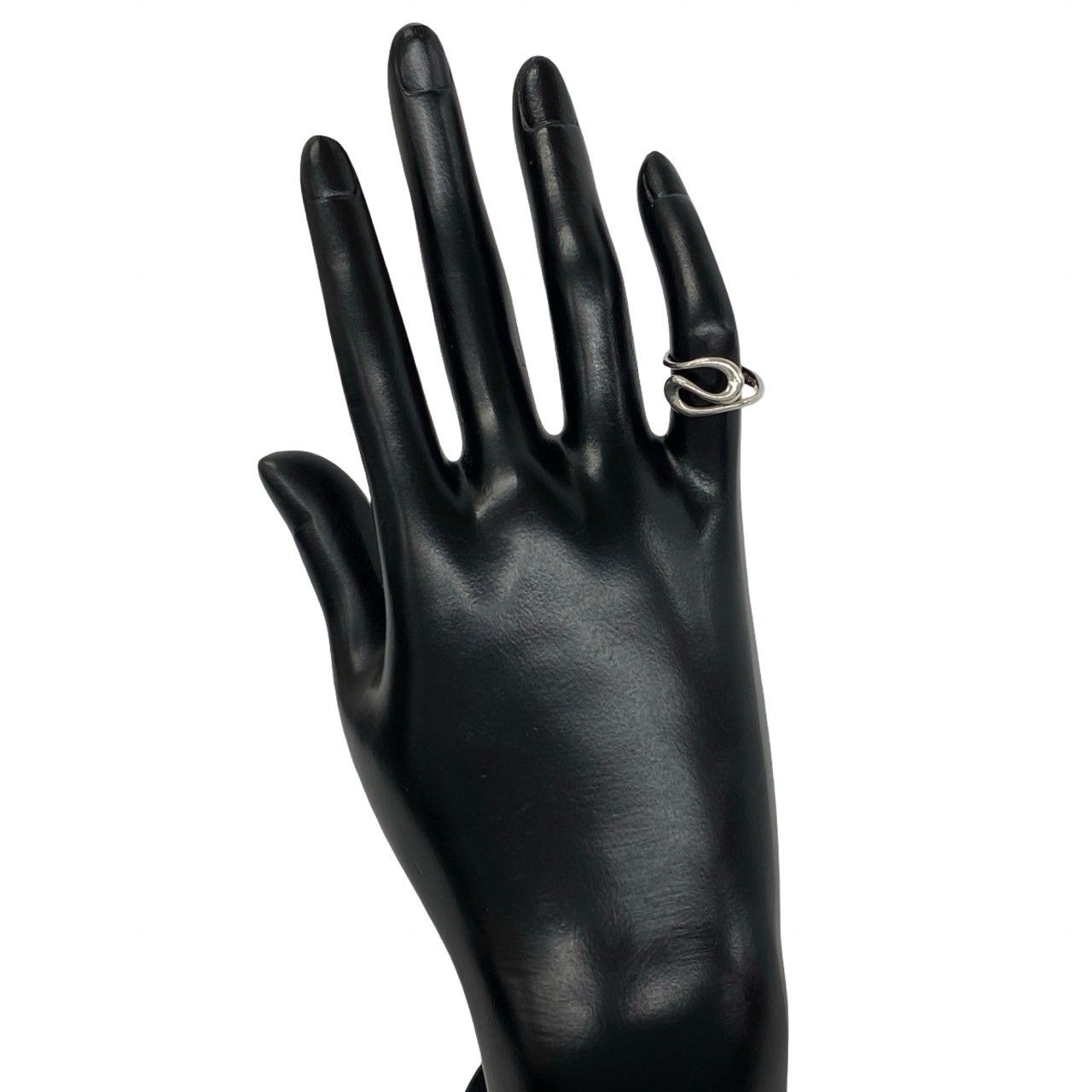 Tiffany & Co Open Wave Ring 925 Sterling Silver — view 2