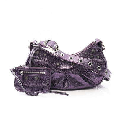Balenciaga Shoulder Bag Cagole XS ninepurple Leather