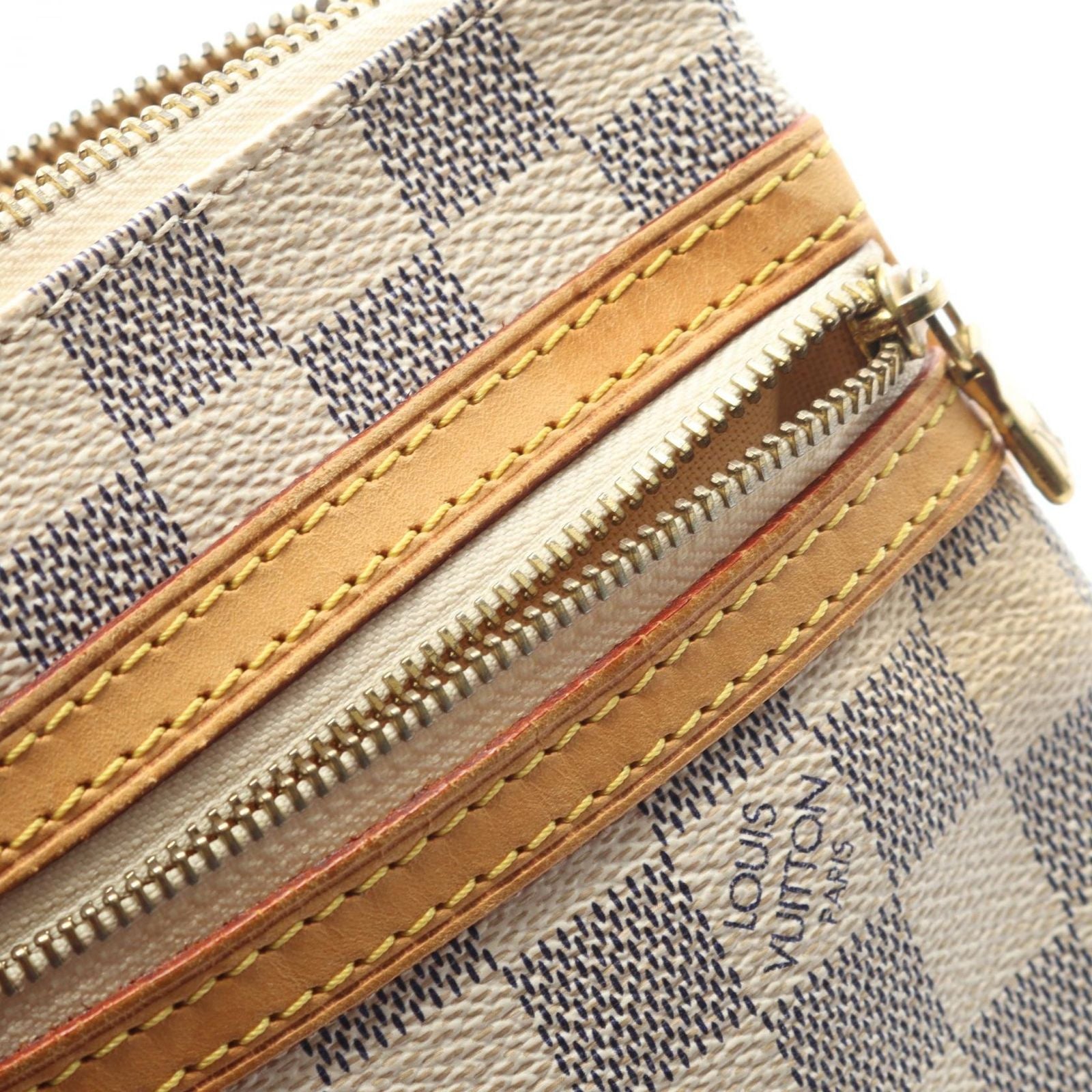 Louis Vuitton Shoulder Bag Pochette Canvas Leather — view 8
