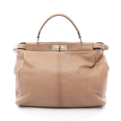 Fendi Handbag Peekaboo Tree Leather