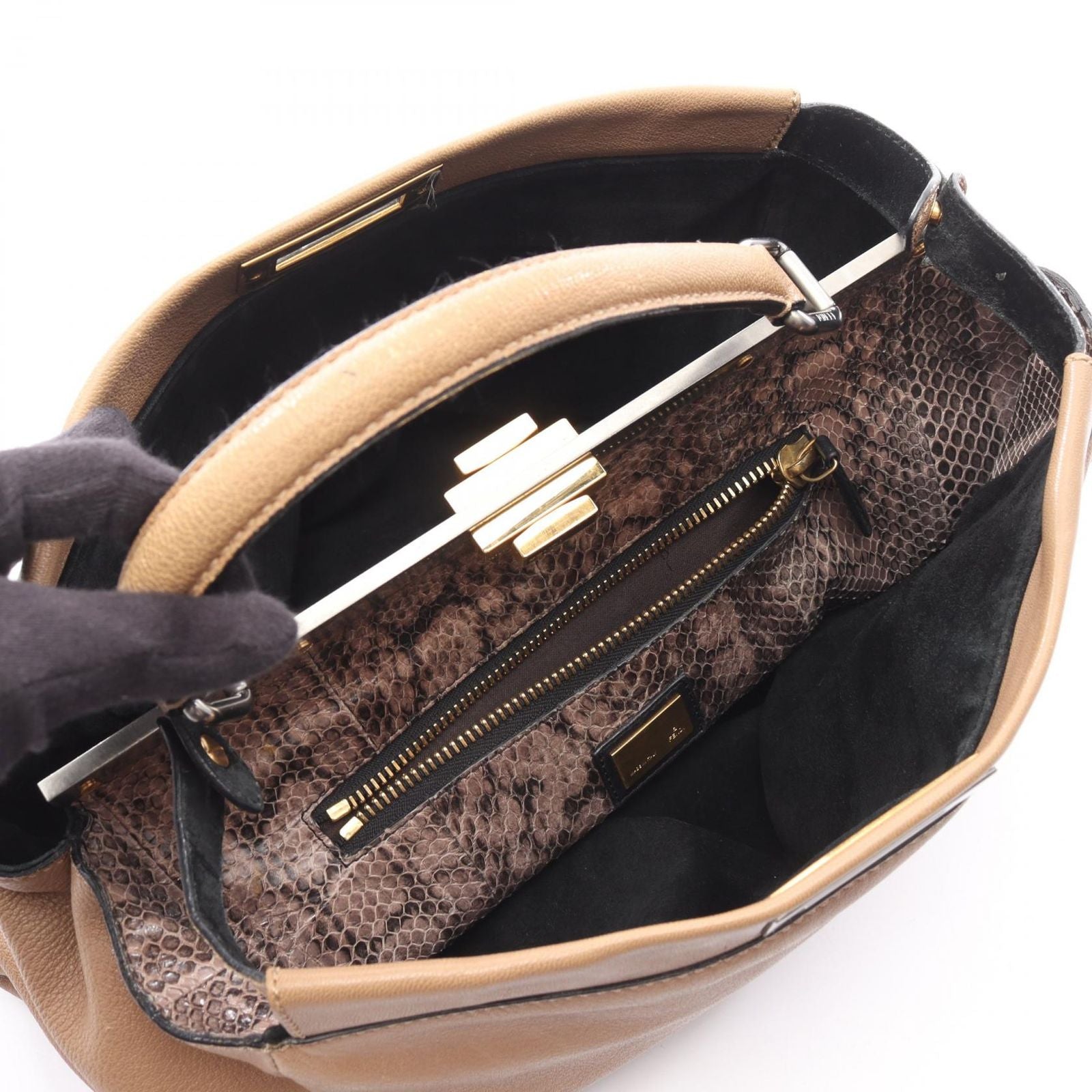 Fendi Handbag Peekaboo Tree Leather — view 3