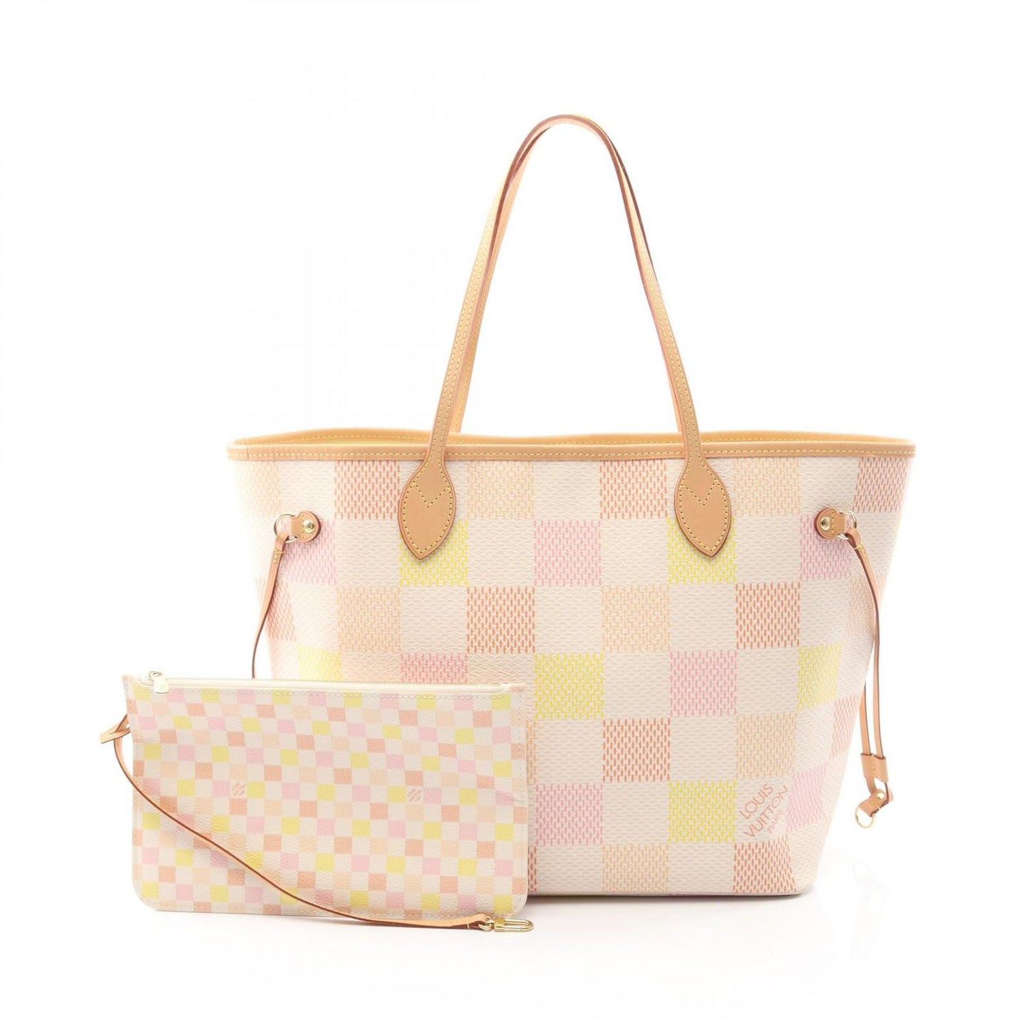 Louis Vuitton Tote Neverfull MM Canvas Leather