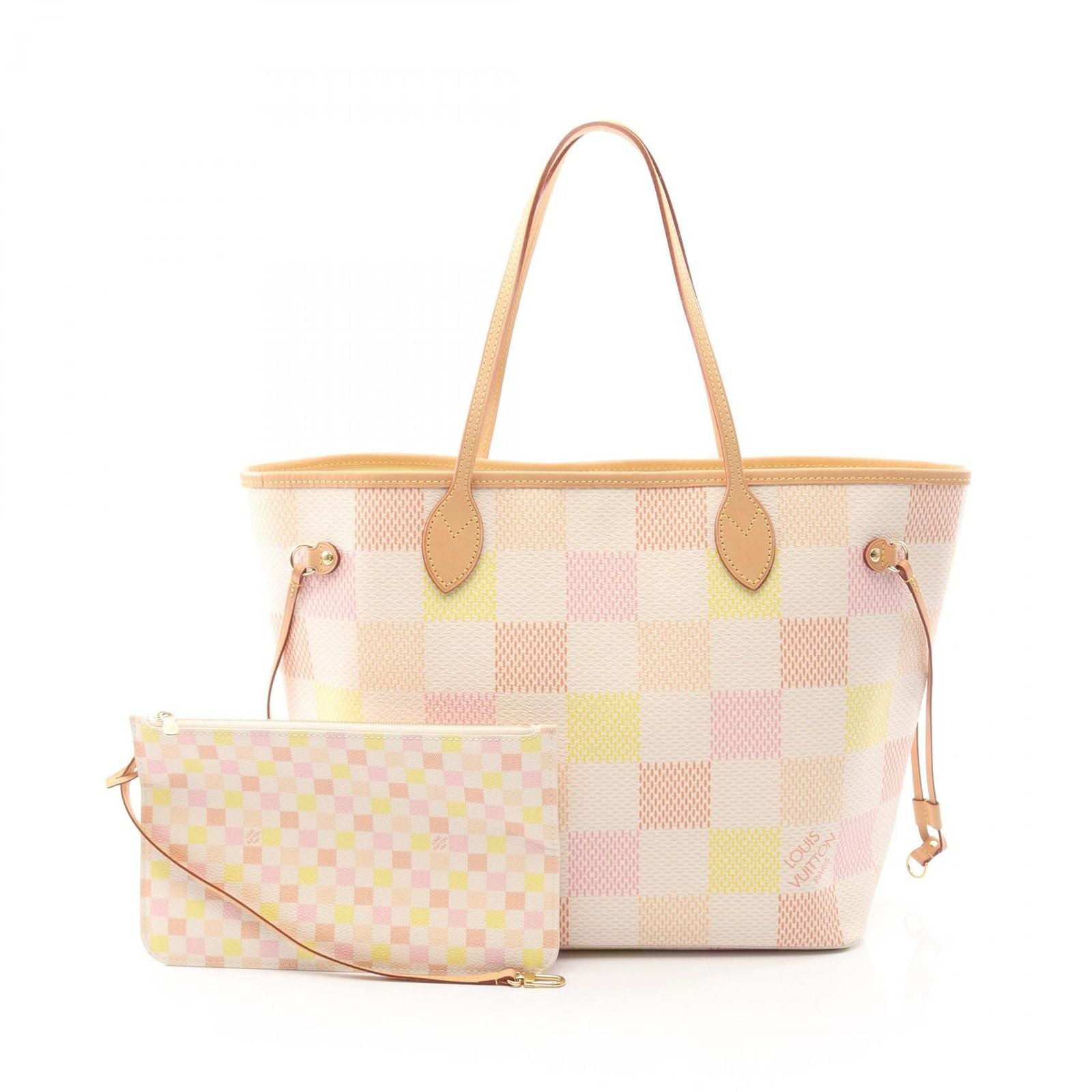 Louis Vuitton Tote Neverfull MM Canvas Leather