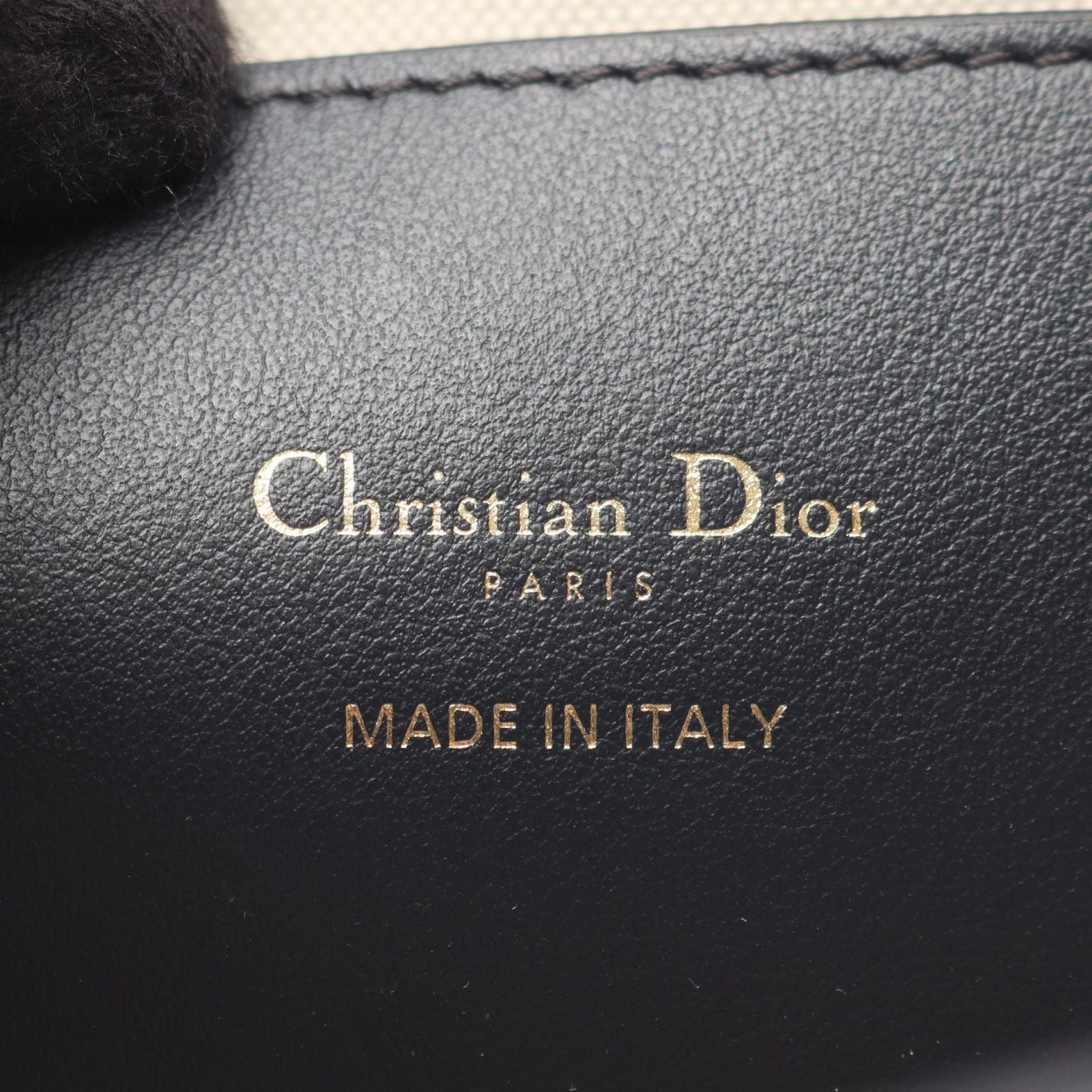 Dior Dio Handbag Signature Baketoba Navy Canvas — view 4
