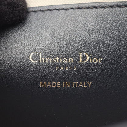 Dior Dio Handbag Signature Baketoba Navy Canvas — view 4