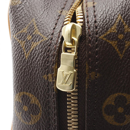 Louis Vuitton Handbag Monogram Canvas Leather — view 9