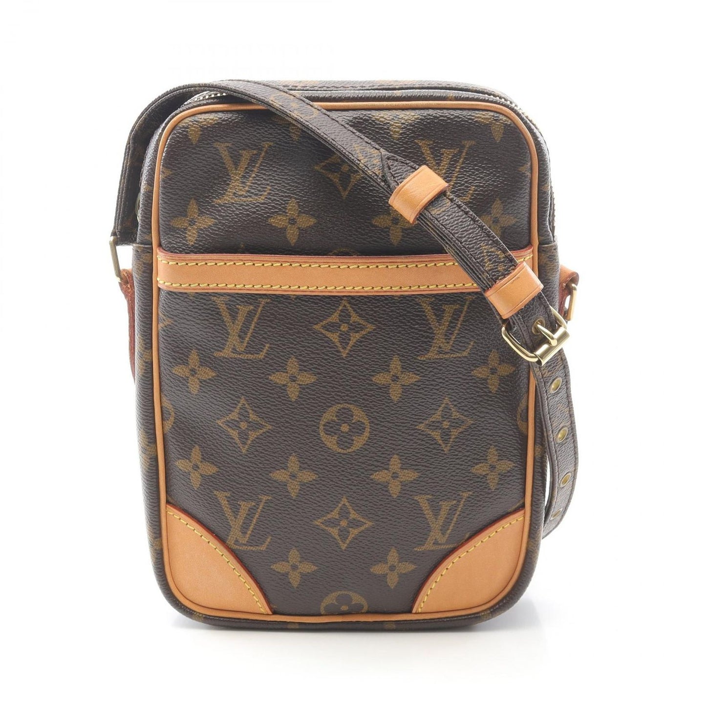 Louis Vuitton Shoulder Bag Danu Canvas Leather
