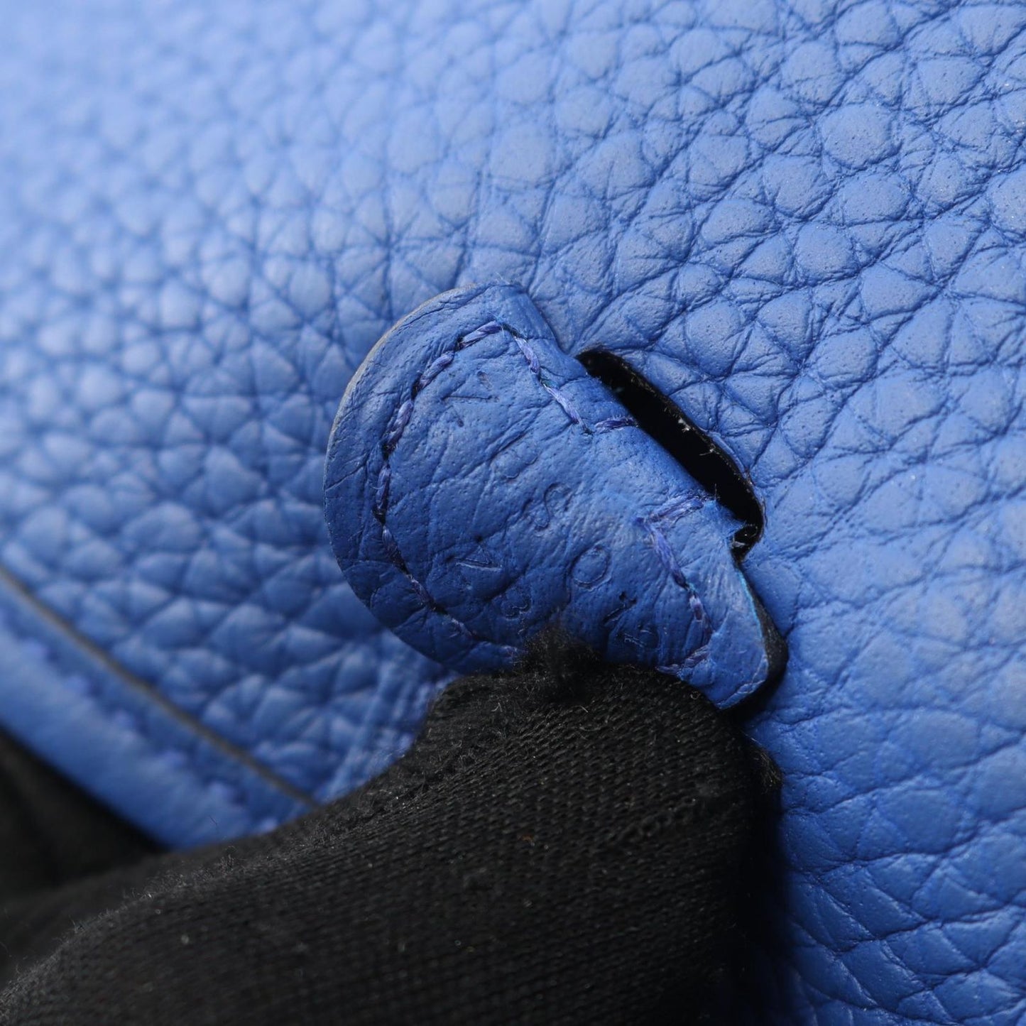 Hermes Shoulder Bag TPM Amazon Blue Ble Leather TPM — view 5