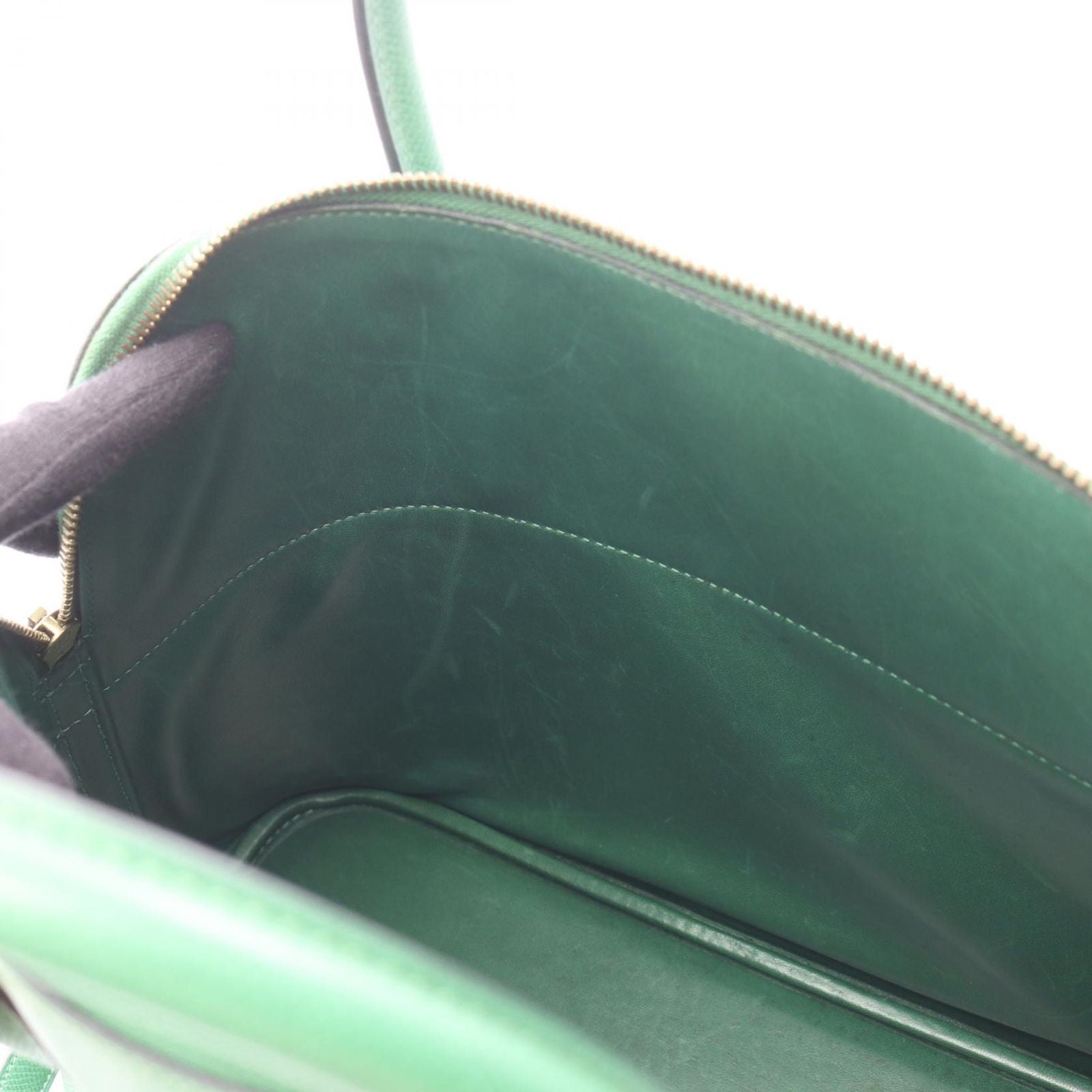 Hermes Handbag Bolide 35 Green — view 7
