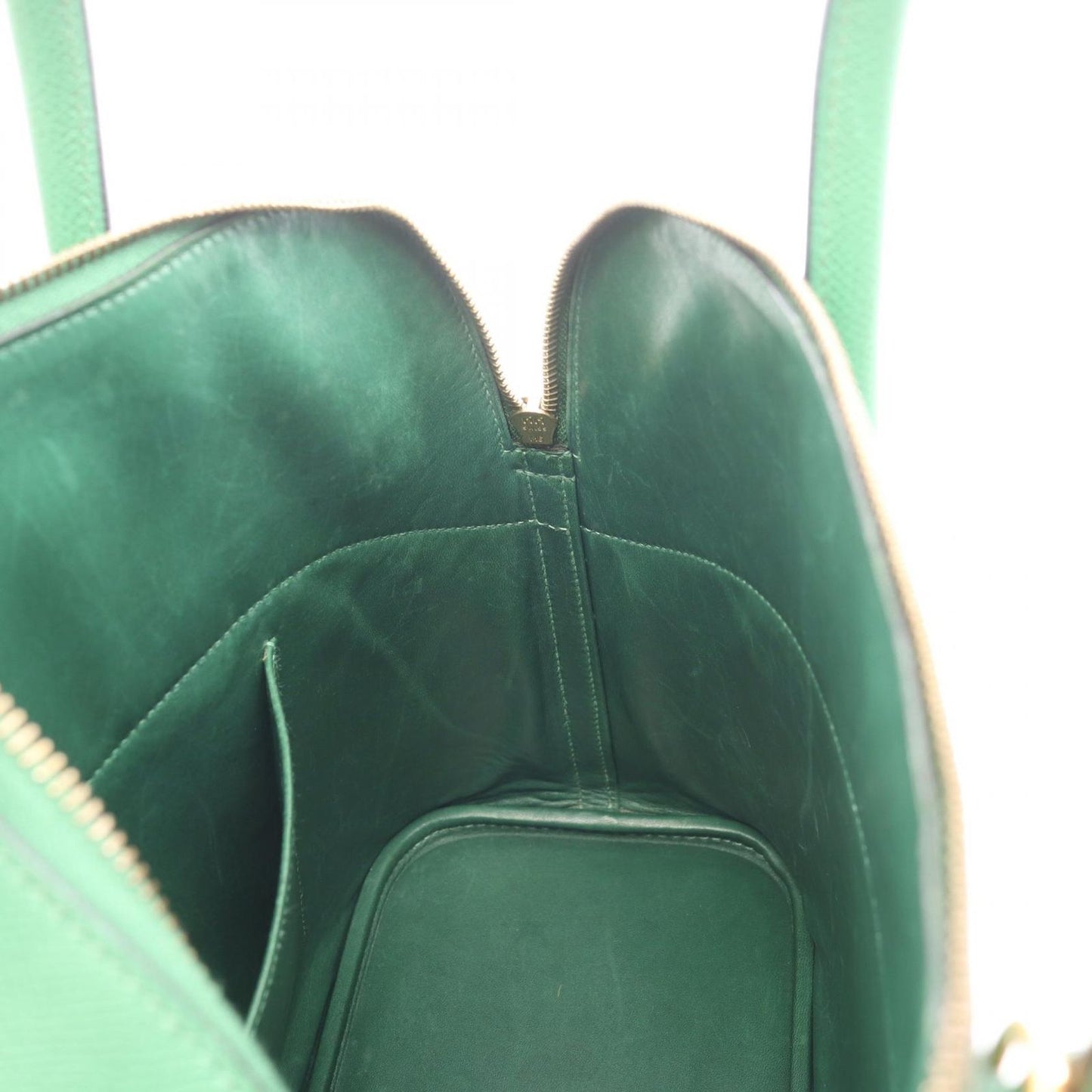 Hermes Handbag Bolide 35 Green — view 8