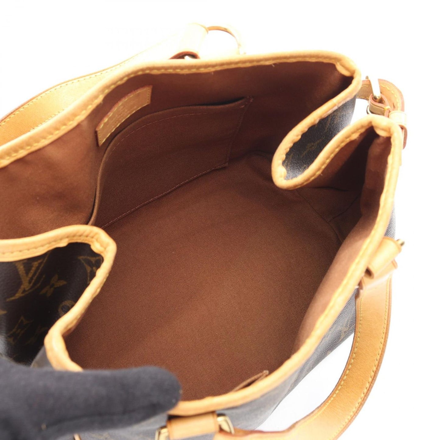 Louis Vuitton Handbag Batee-le Monogram Canvas Leather — view 3