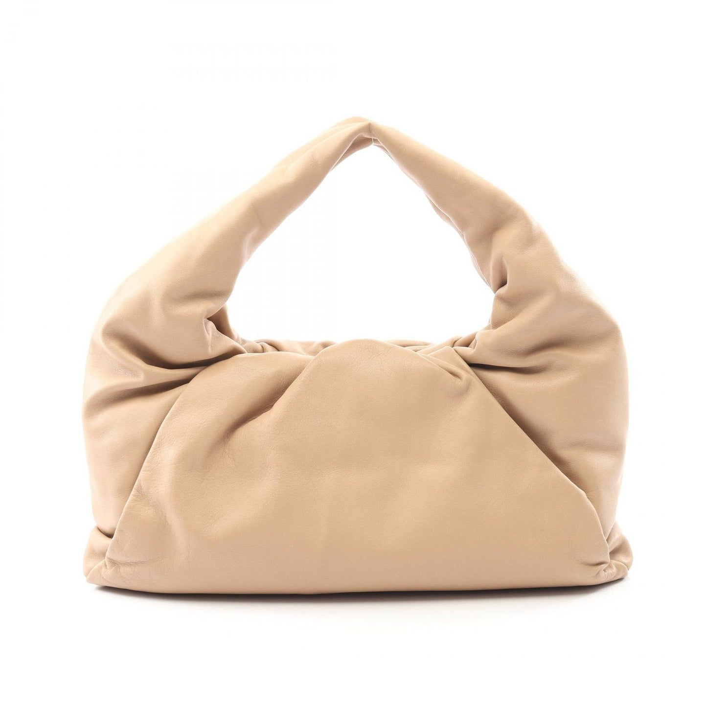 Bottega Veneta Handbag the Sleda Pouch Beige Leather
