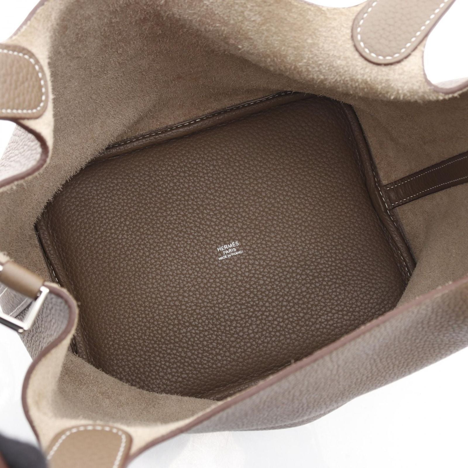 Hermes Handbag Picotin Lock MM Etoupe — view 3