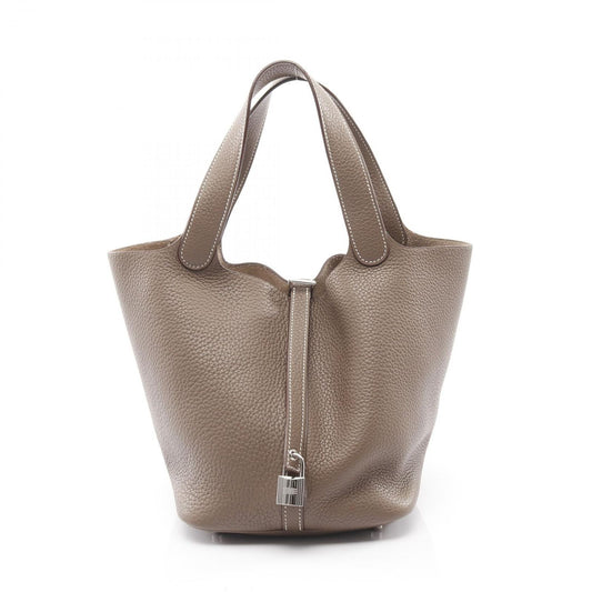 Hermes Handbag Picotin Lock MM Etoupe