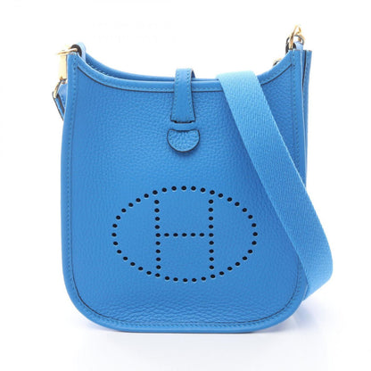 Hermes Shoulder Bag TPM Blue Dela