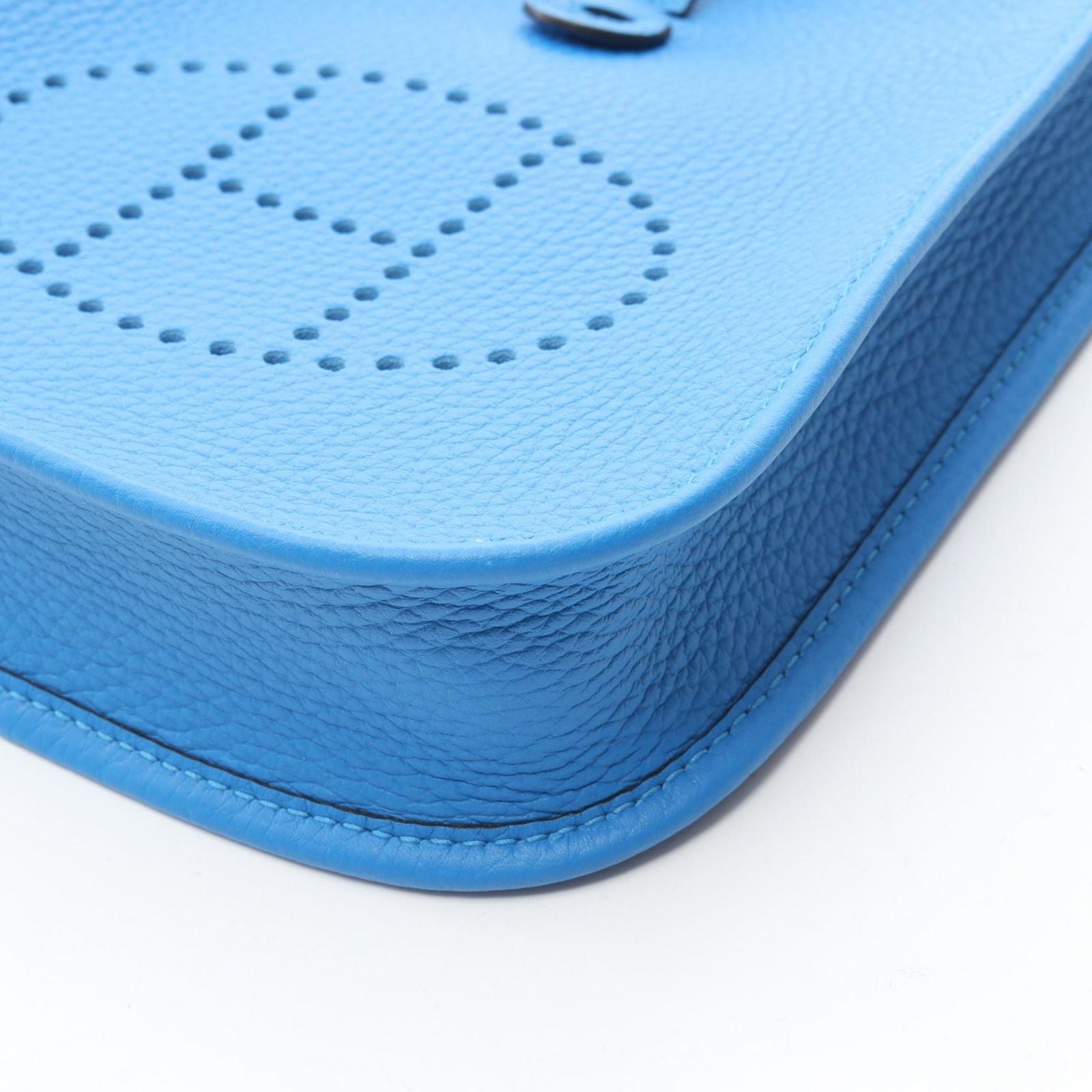Hermes Shoulder Bag TPM Blue Dela — view 6