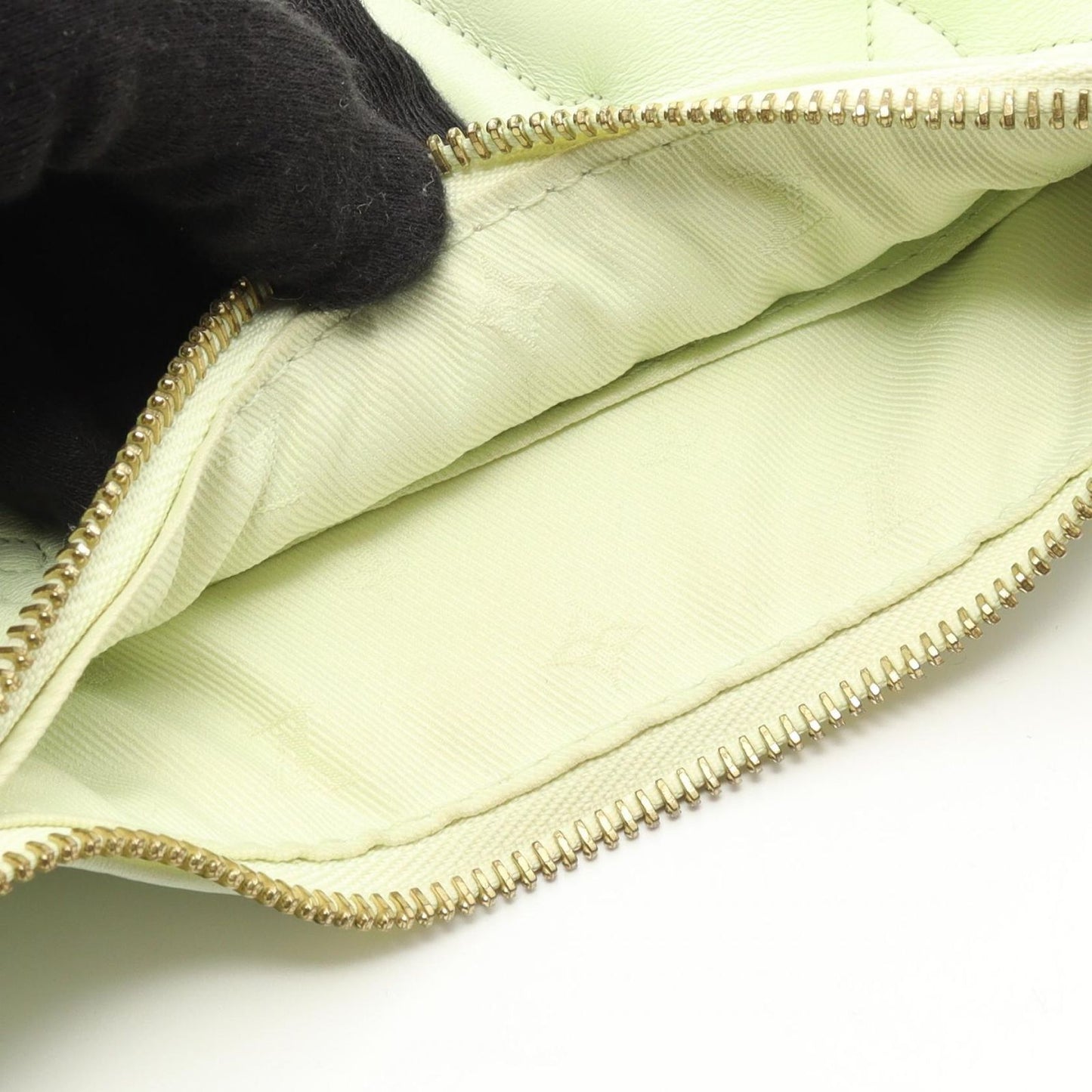 Louis Vuitton Handbag O-ba Babule lamu Vert Leather — view 9