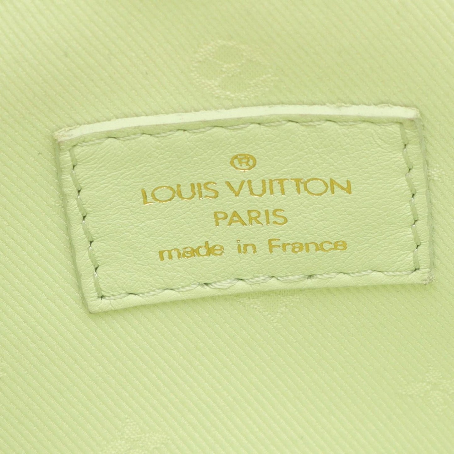 Louis Vuitton Handbag O-ba Babule lamu Vert Leather — view 4