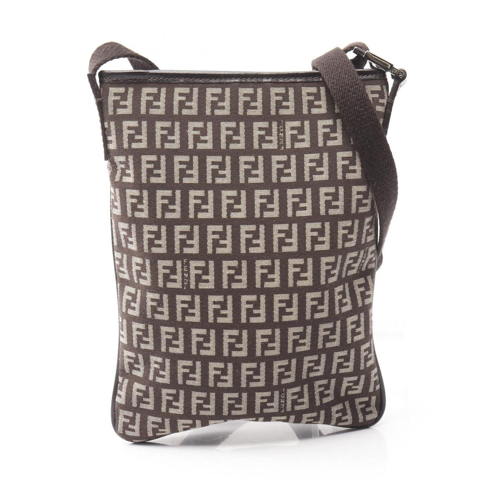Fendi Shoulder Bag of Da Ninebrown Canvas Leather