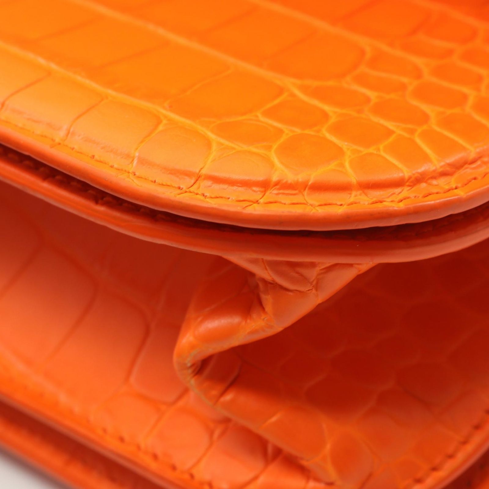 Balenciaga Shoulder Bag Gossip Orange Leather Year of the Tiger — view 7