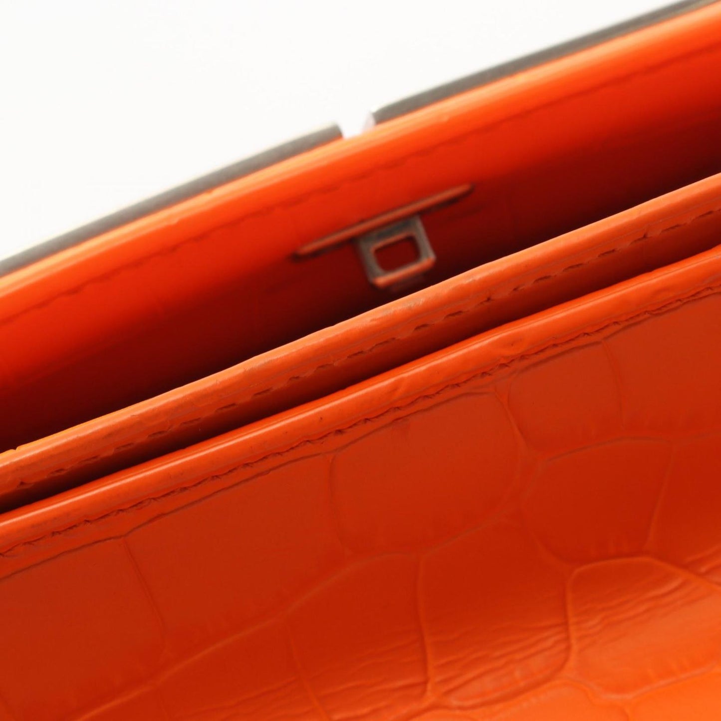 Balenciaga Shoulder Bag Gossip Orange Leather Year of the Tiger — view 9