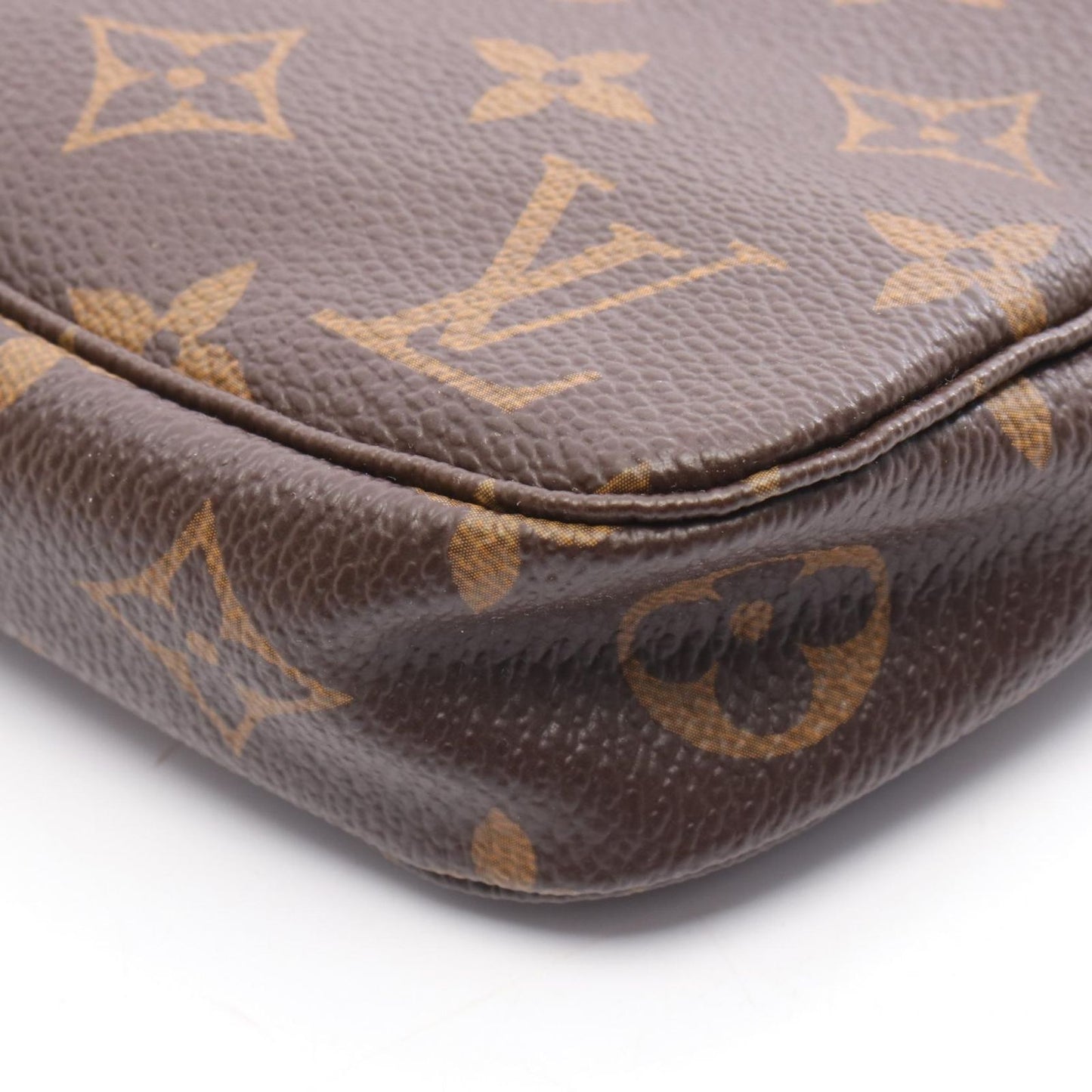 Louis Vuitton Handbag Pochette Canvas Leather — view 6