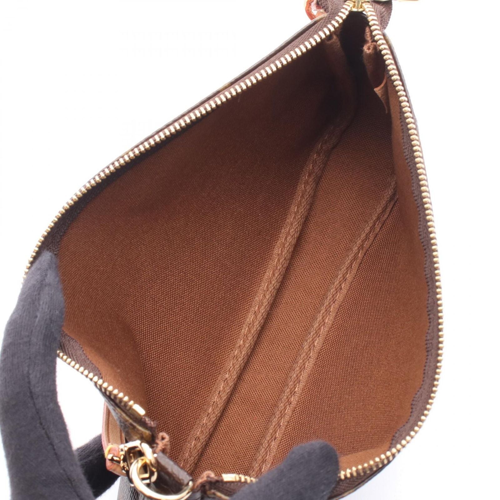 Louis Vuitton Handbag Pochette Canvas Leather — view 3