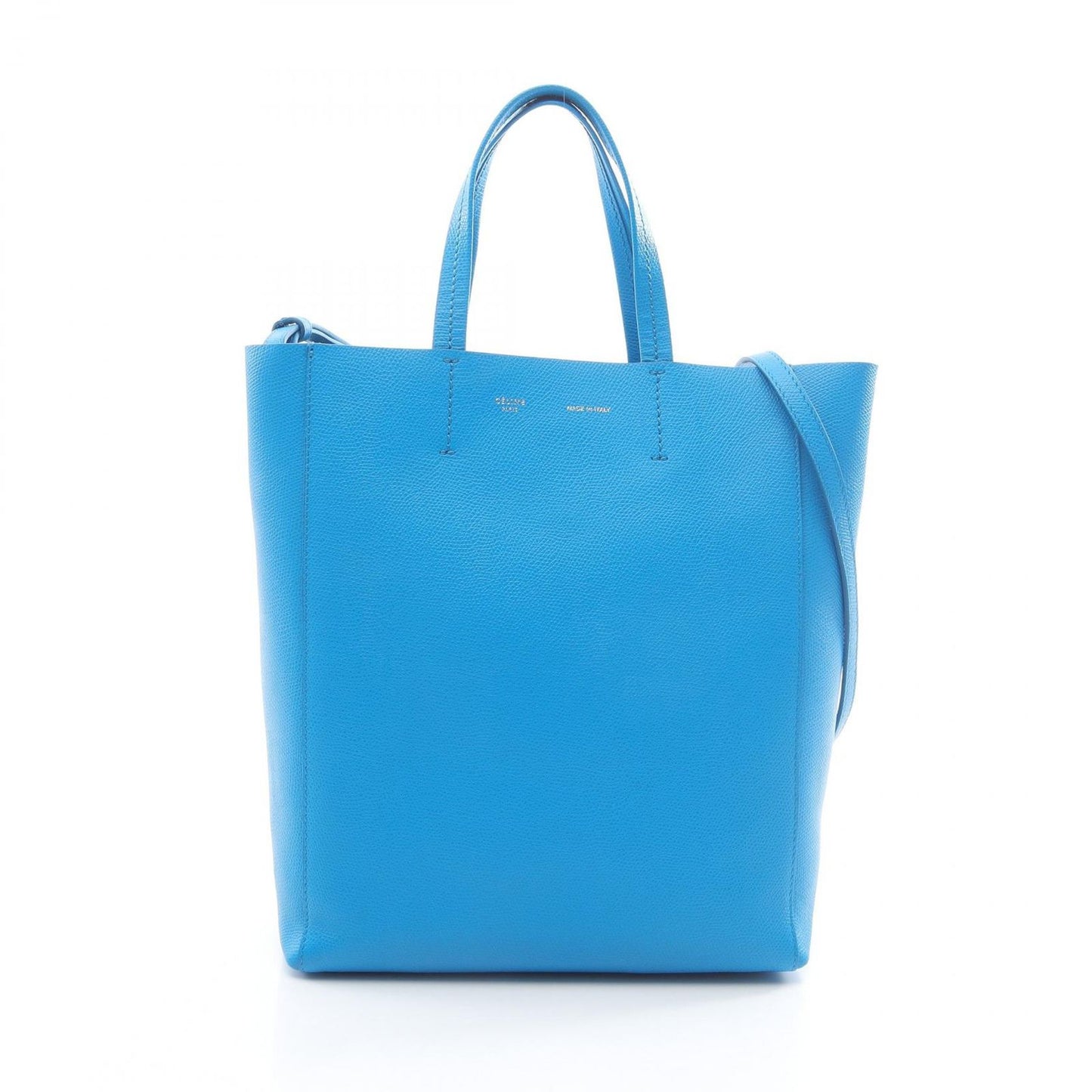 Celine Ceri Tote Tikal Smo Kabata Quiz Blue Leather Ready