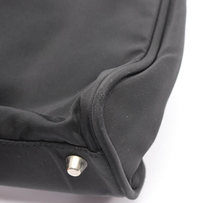 Prada Handbag Black Nylon Triangle Logo — view 9