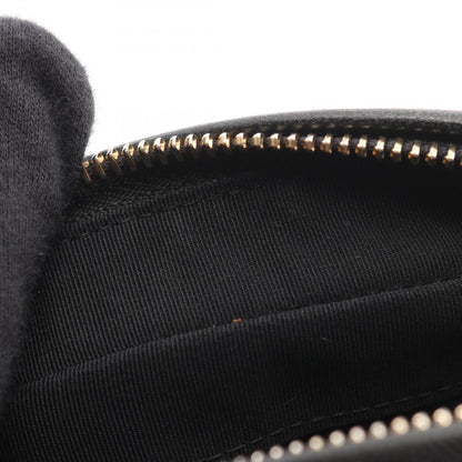 Chanel Shoulder Bag Diana Flap Quilted Black Lambskin Fringe Mini Che on — view 6