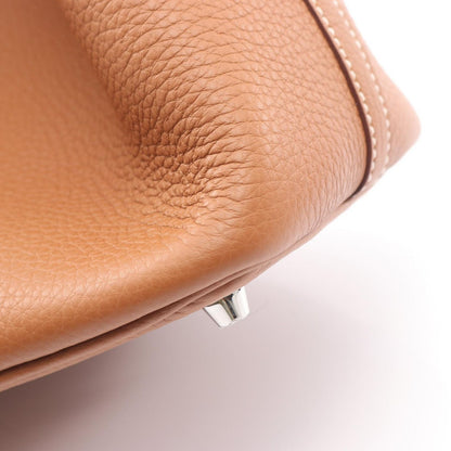 Hermes Handbag Picotin Lock PM Gold Leather — view 8