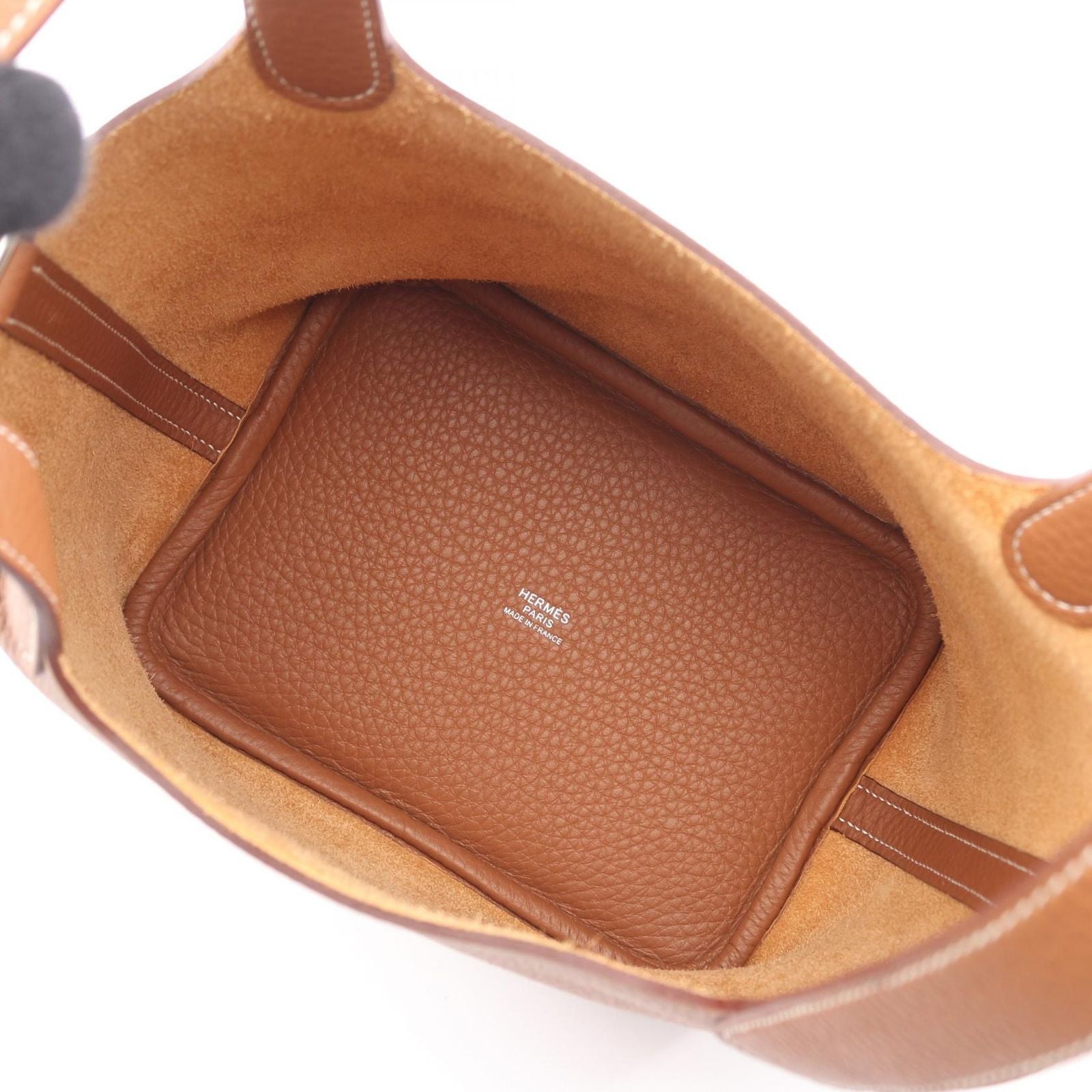 Hermes Handbag Picotin Lock PM Gold Leather — view 3