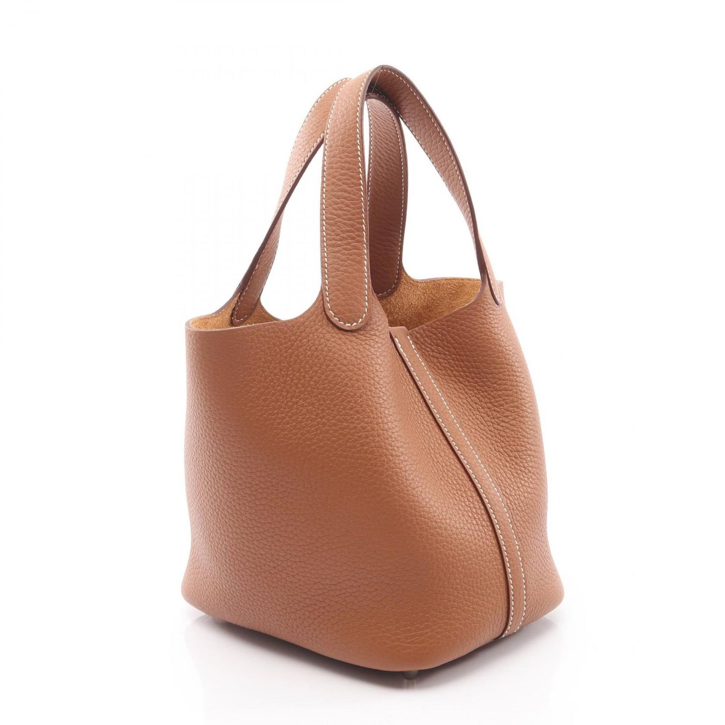 Hermes Handbag Picotin Lock PM Gold Leather — view 2