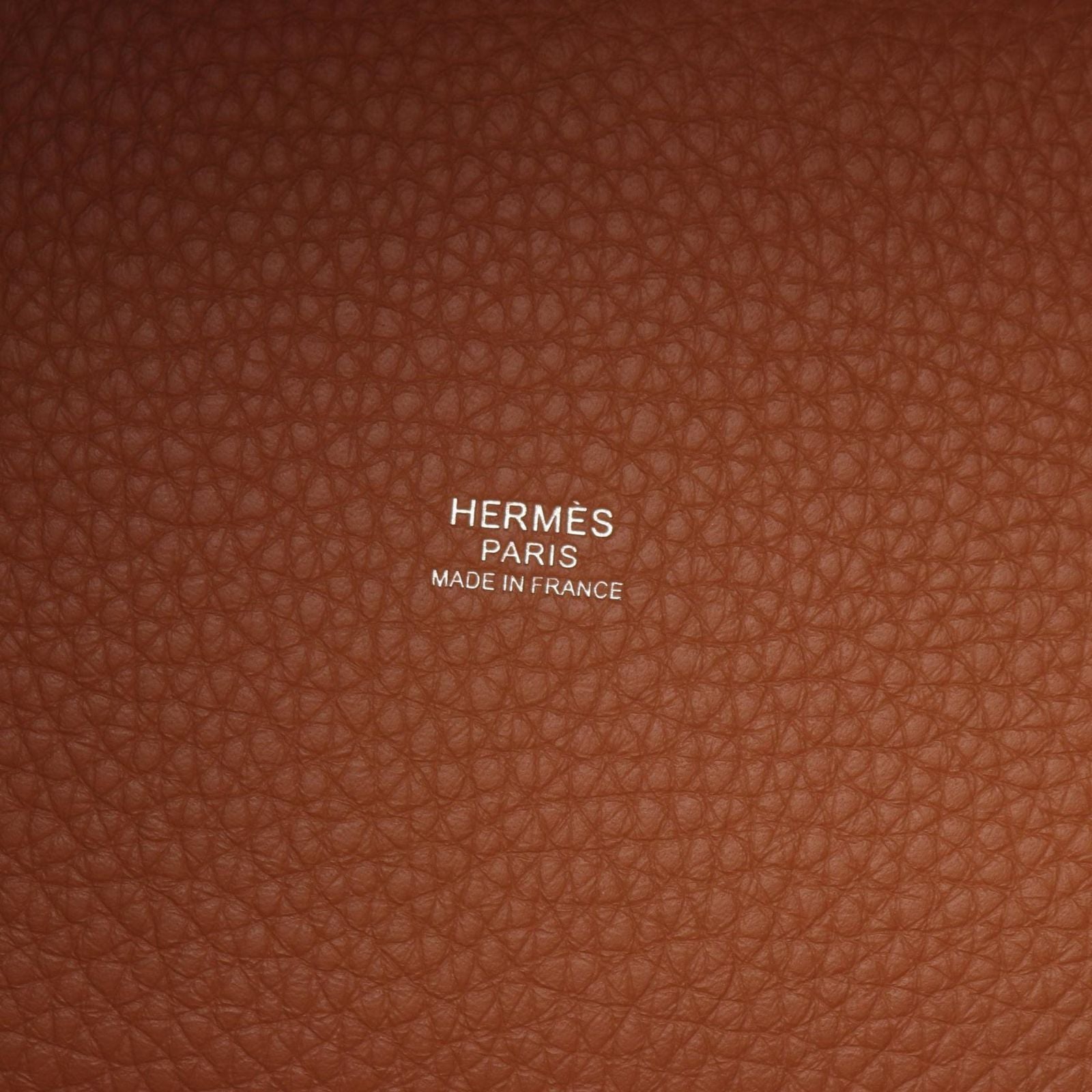 Hermes Handbag Picotin Lock PM Gold Leather — view 4