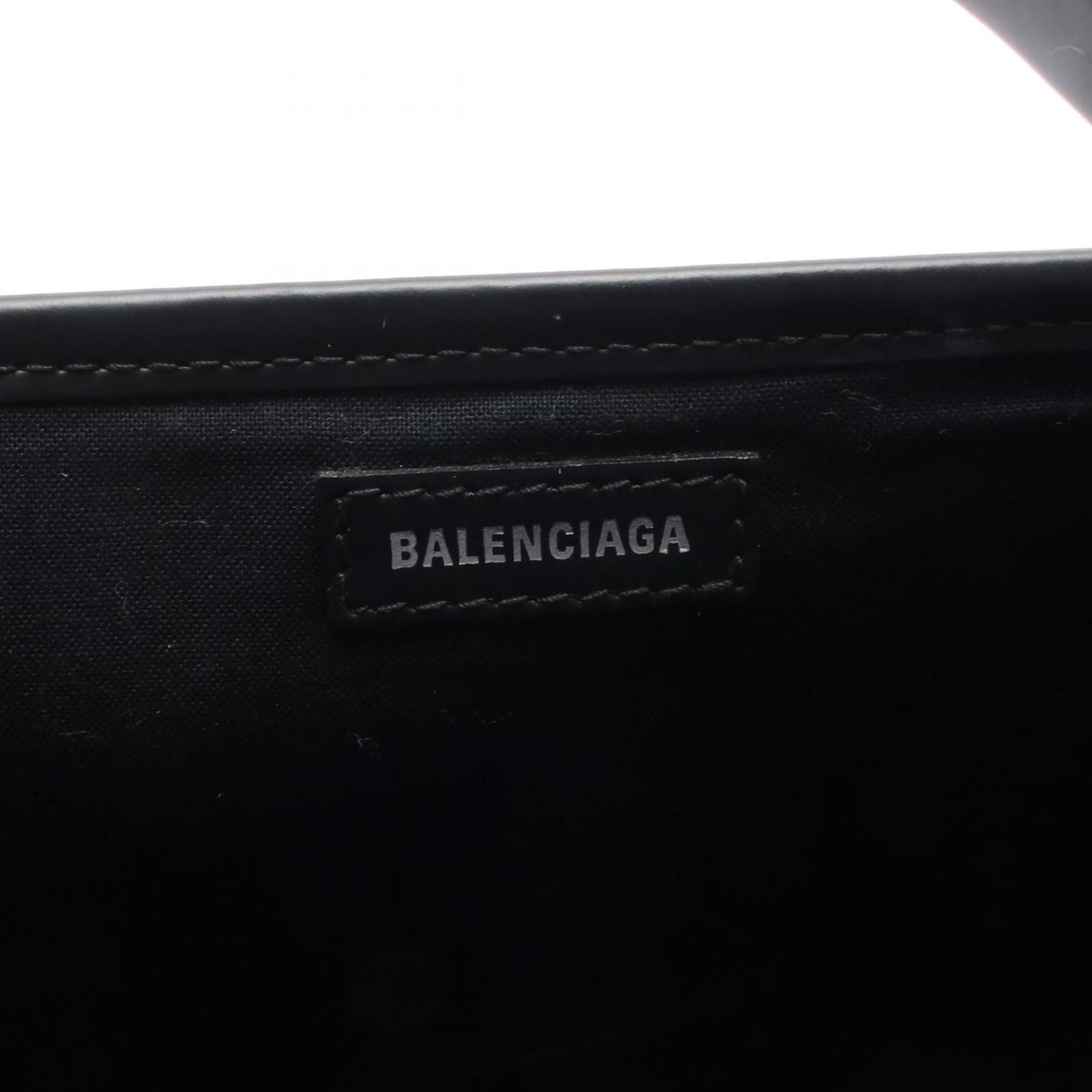 Balenciaga Handbag Navy Kaba XS Black Green Canvas Leather — view 4