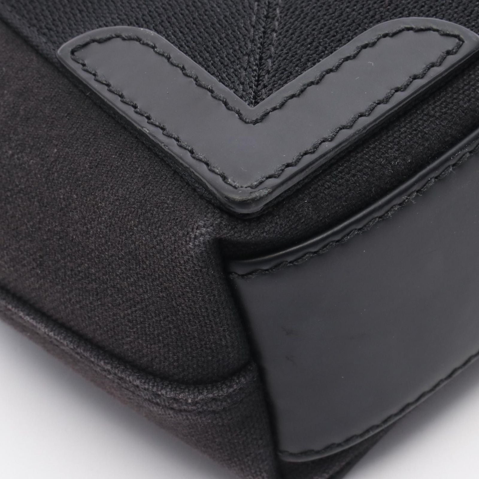 Balenciaga Handbag Navy Kaba XS Black Green Canvas Leather — view 6
