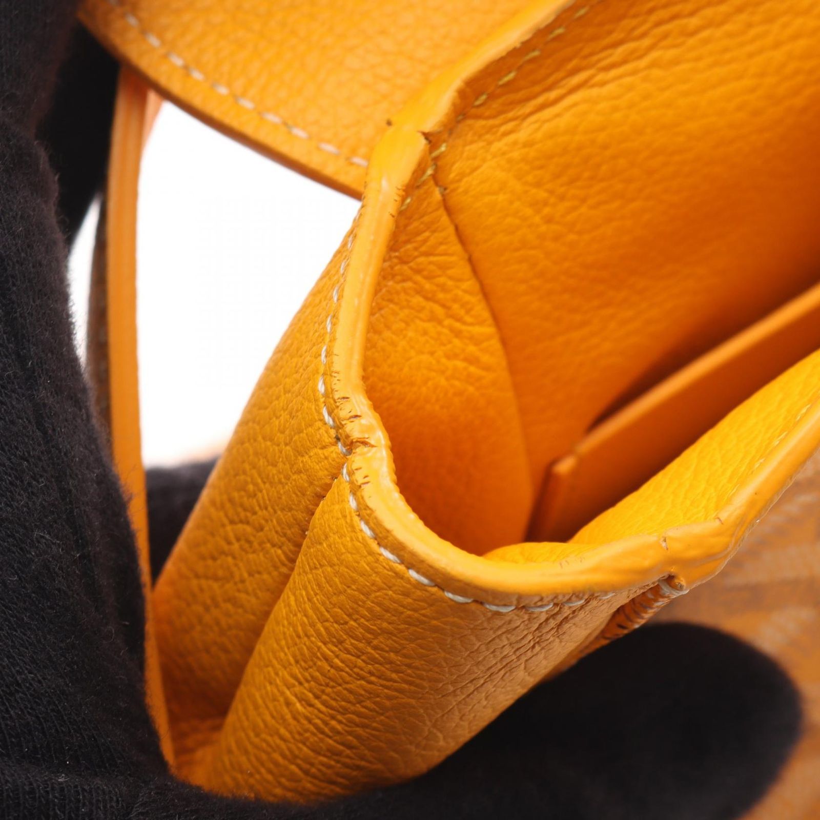 Goyard Goya Handbag Saigon Mini Minty 08 Yellow Co Ting Canvas Leather Mini — view 7