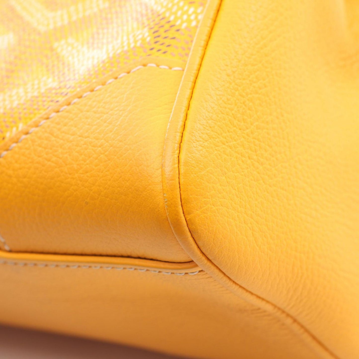 Goyard Goya Handbag Saigon Mini Minty 08 Yellow Co Ting Canvas Leather Mini — view 5