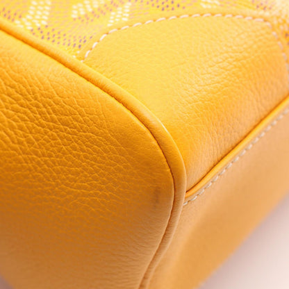 Goyard Goya Handbag Saigon Mini Minty 08 Yellow Co Ting Canvas Leather Mini — view 6