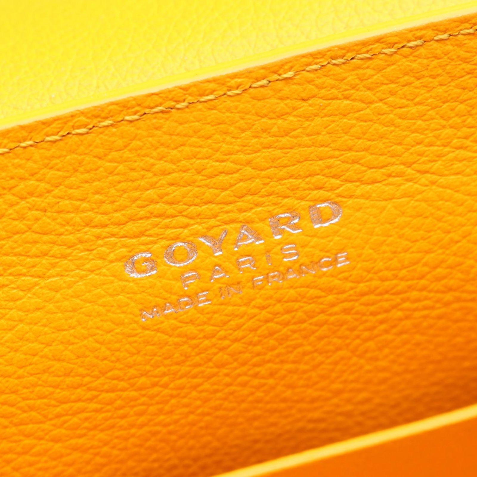 Goyard Goya Handbag Saigon Mini Minty 08 Yellow Co Ting Canvas Leather Mini — view 4