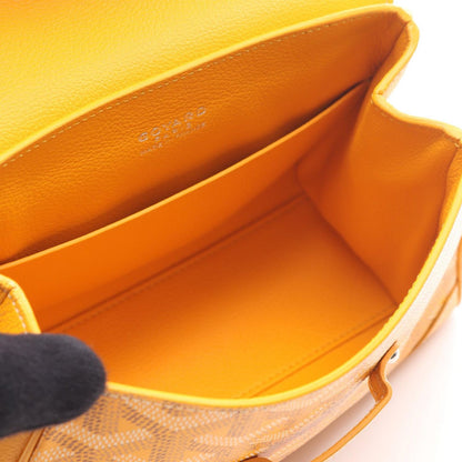 Goyard Goya Handbag Saigon Mini Minty 08 Yellow Co Ting Canvas Leather Mini — view 3