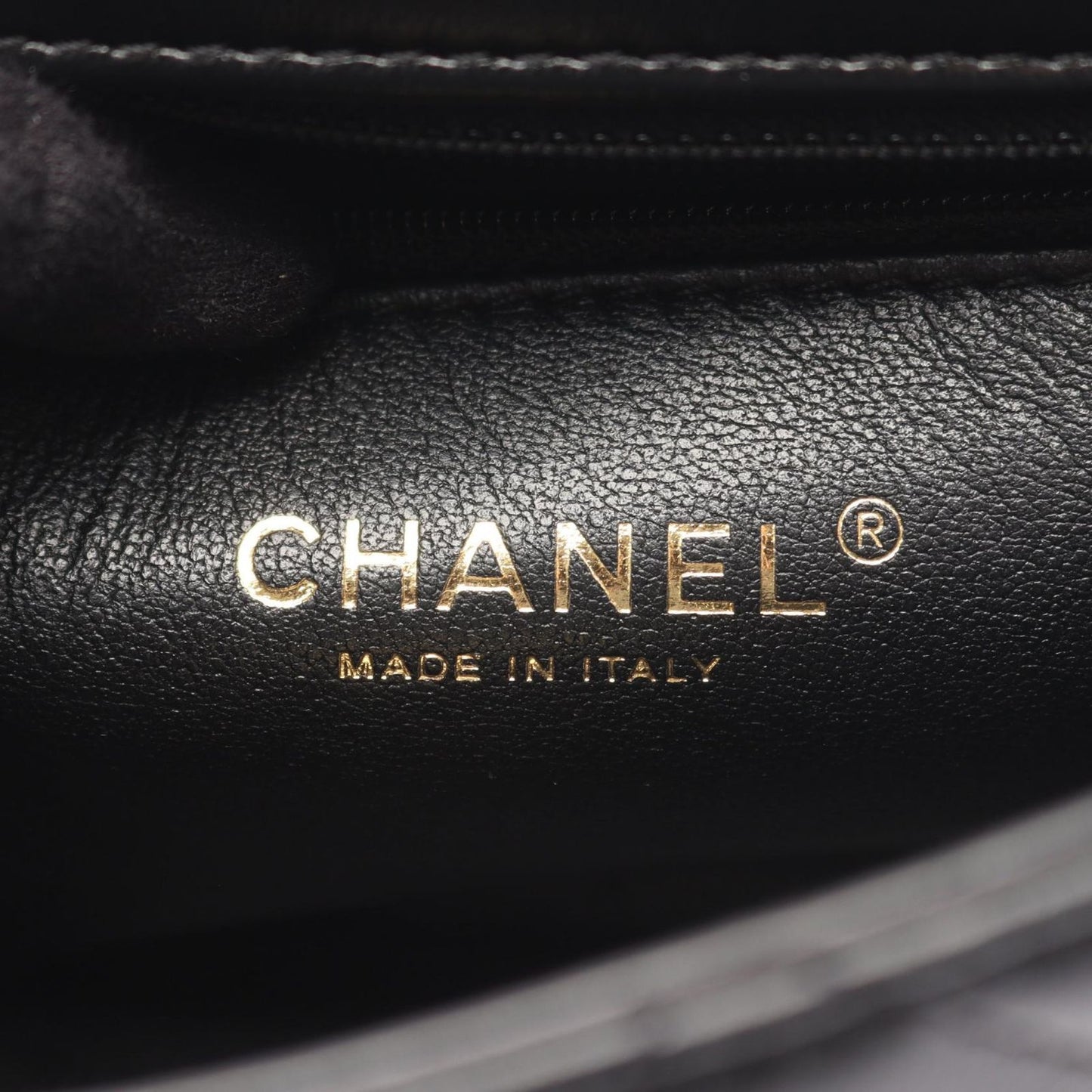 Chanel Shoulder Bag Quilted Small Lutop Handle Black Leather Top 2-Way Chang — view 4