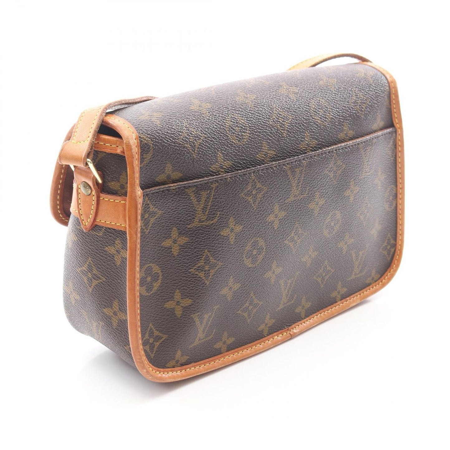 Louis Vuitton Shoulder Bag Sologne Coating Ting Canvas Leather — view 2